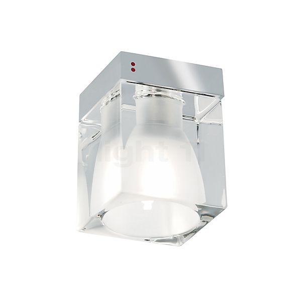 Fabbian Cubetto, lámpara de techo/pared transparente - g9