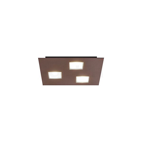 Fabbian Quarter Loft-/Væglampe brun mat - 30 cm