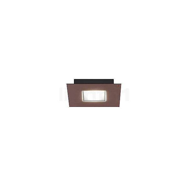 Fabbian Quarter Plafond-/Wandlamp bruin mat - 15 cm