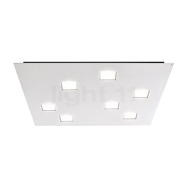 Fabbian Quarter, lámpara de techo/pared blanco - 59,5 cm