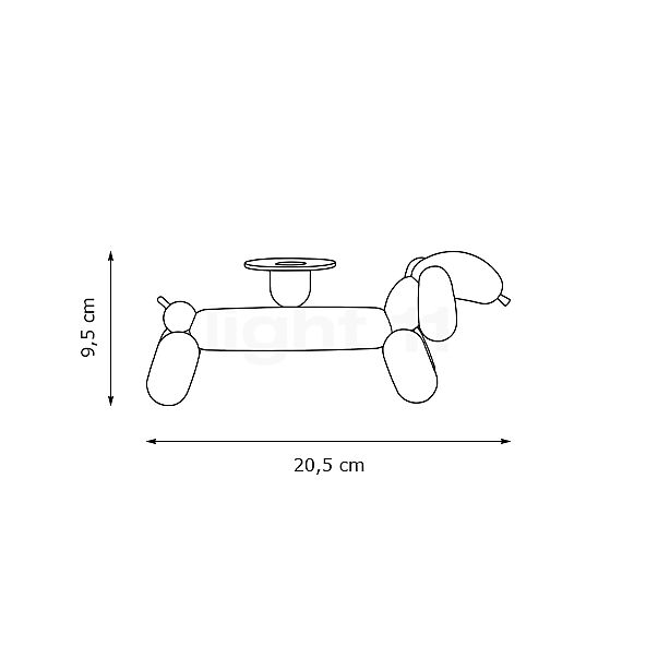 Fatboy Can-Dog Candle holder white sketch