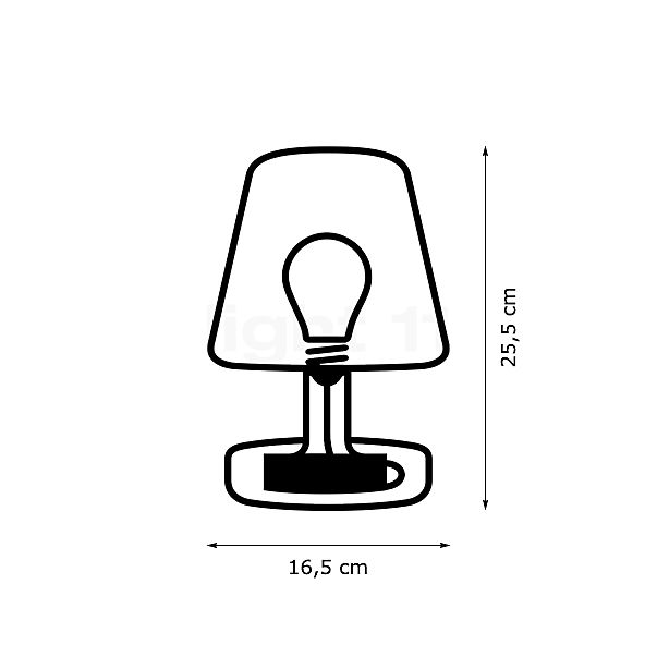 Fatboy Transloetje LED Duo Pack brown , discontinued product sketch