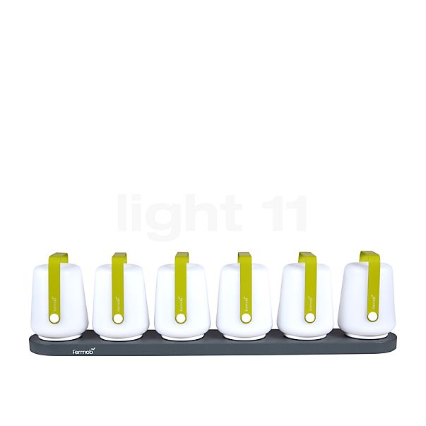 Fermob Balad 12 cm LED 6er-Set inkl. 6-poliger Ladestation