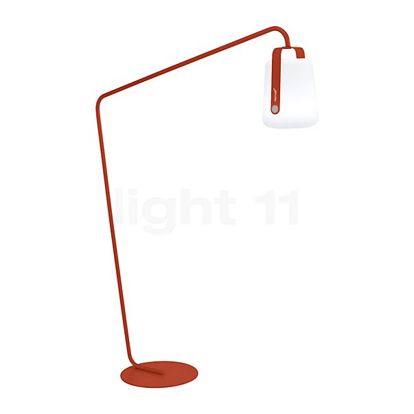 Fermob Balad Gulvlampe med Bue LED ocher rød - 38 cm