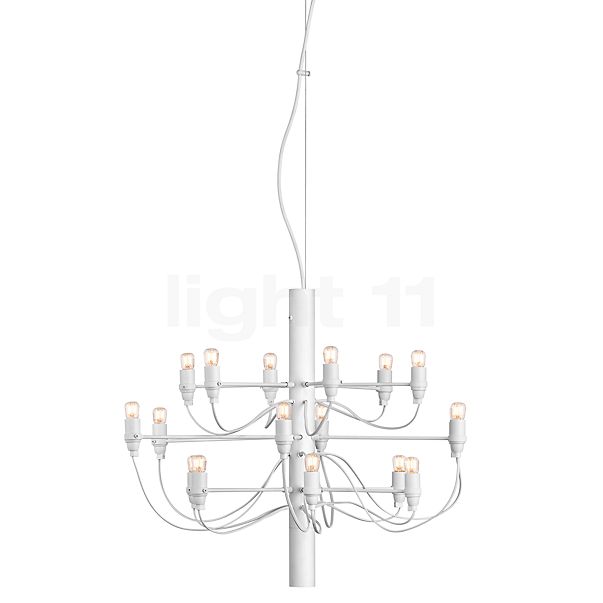Flos 2097-18 incluse LED ampoules blanc mat - incl. 18x ampoule translucide clair