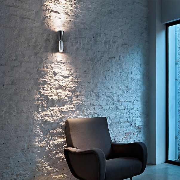 Flos Clessidra, lámpara de pared LED marrón, 40°