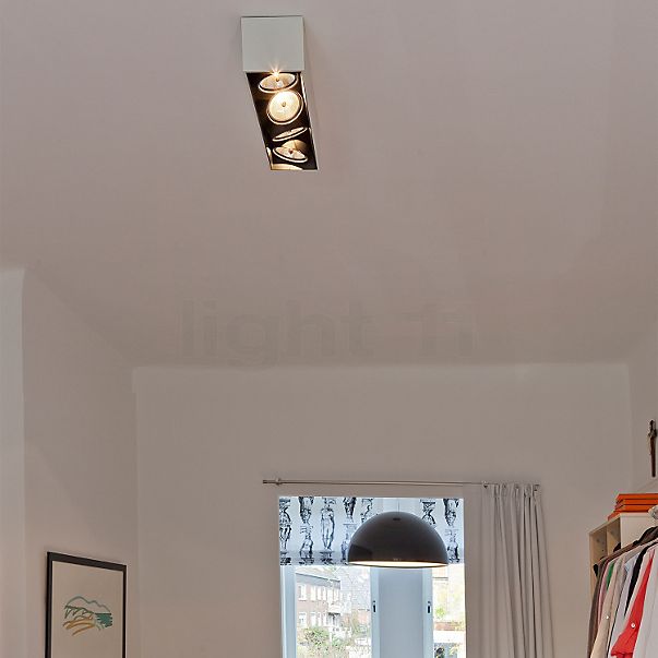 Flos Compass Box Plafondlamp 4-lichts teakhout - small