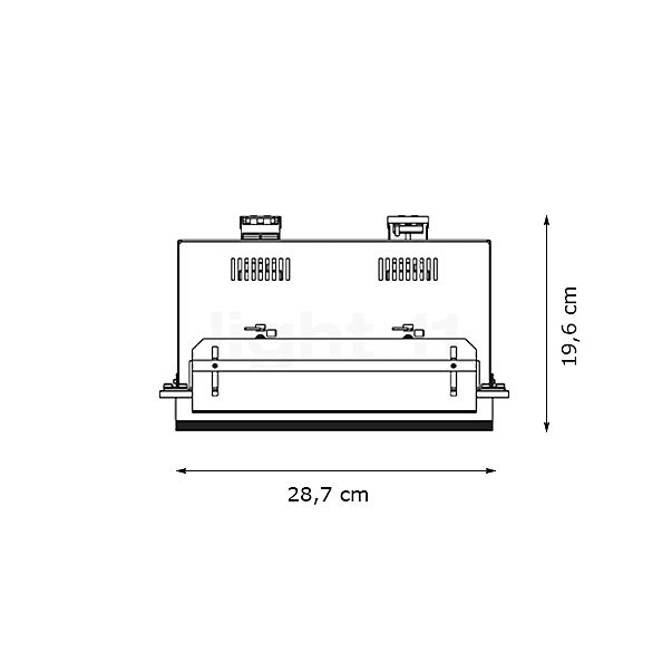 Buy Flos Compass Box recessed Ceiling Light LED 2 lamps excl. Ballasts at