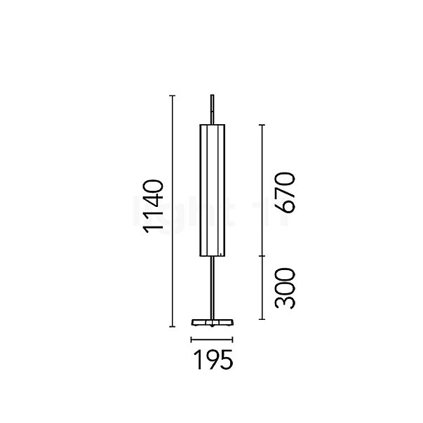 Flos Emi Table Lamp LED white sketch