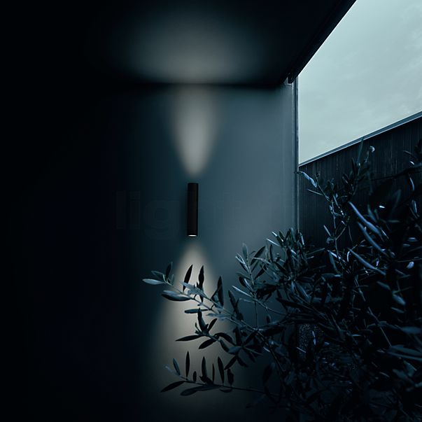 Flos Flauta Spiga Wall Light LED Outdoor 100 cm - black