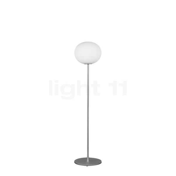 Flos Glo-Ball Gulvlampe aluminiumgrå - ø33 cm - 175 cm