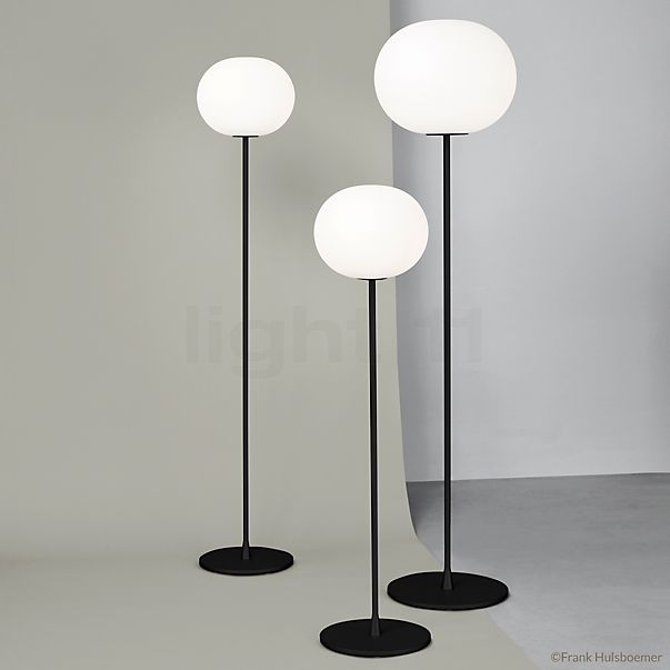 Flos Glo-Ball Lampada da terra nero - ø33 cm - 135 cm