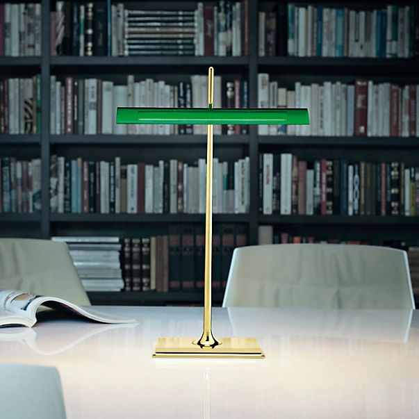  Goldman Tavolo LED Messing/grün mit USB