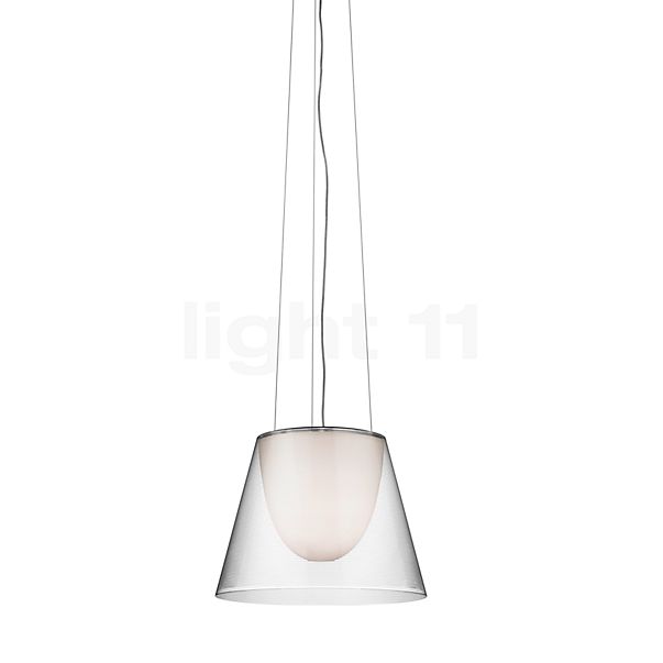 Flos Ktribe, lámpara de suspensión transparente - 39,5 cm