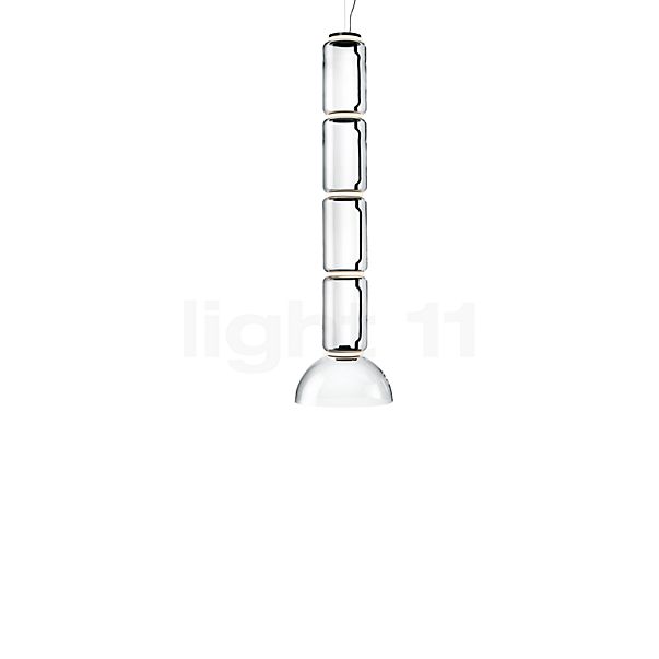 Flos Noctambule Low Cylinders & Bowl, lámpara de suspensión LED