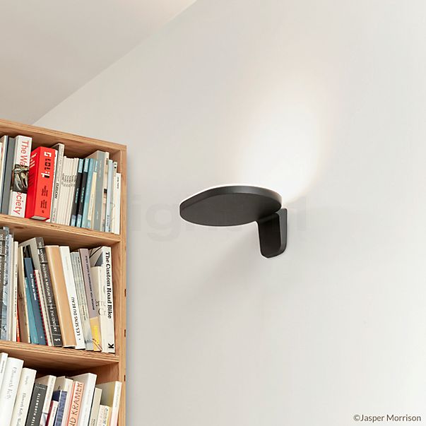 Flos Oplight, lámpara de pared LED negro - W1
