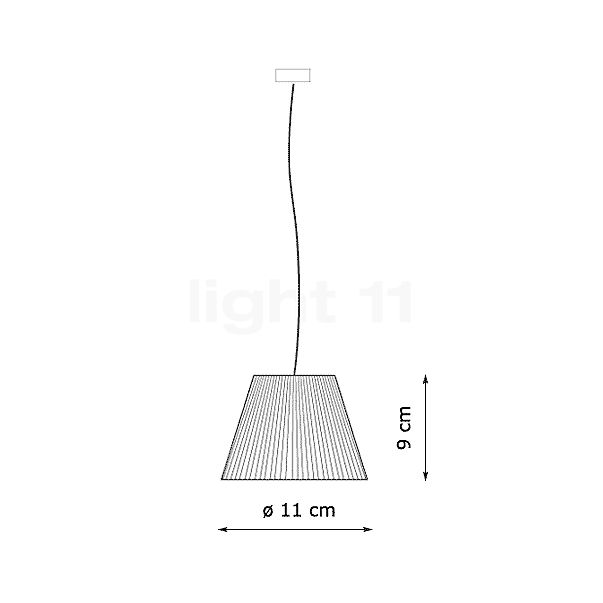 Flos Romeo Babe S transparent , discontinued product sketch