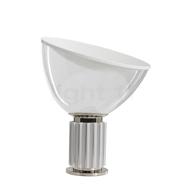 Flos Taccia Tischleuchte LED aluminium - Glas - 48,5 cm