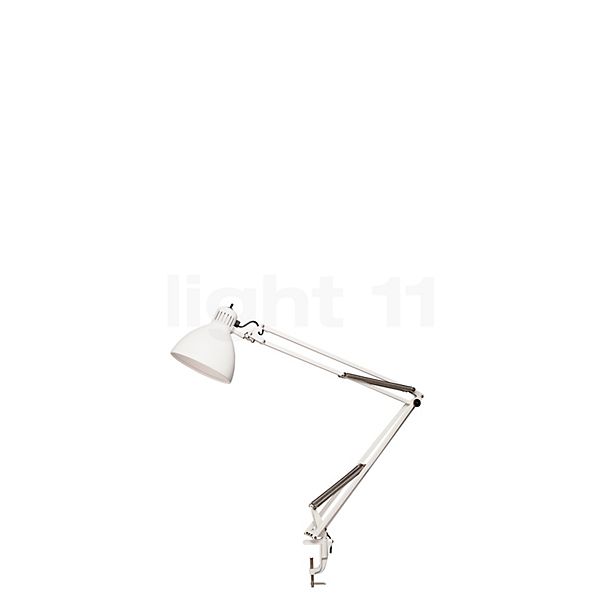 Fontana Arte Naska Table Lamp with Clamp white - small