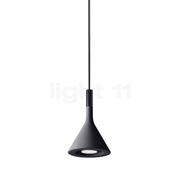 Foscarini Aplomb, lámpara de suspensión antracita - ø11,5 cm