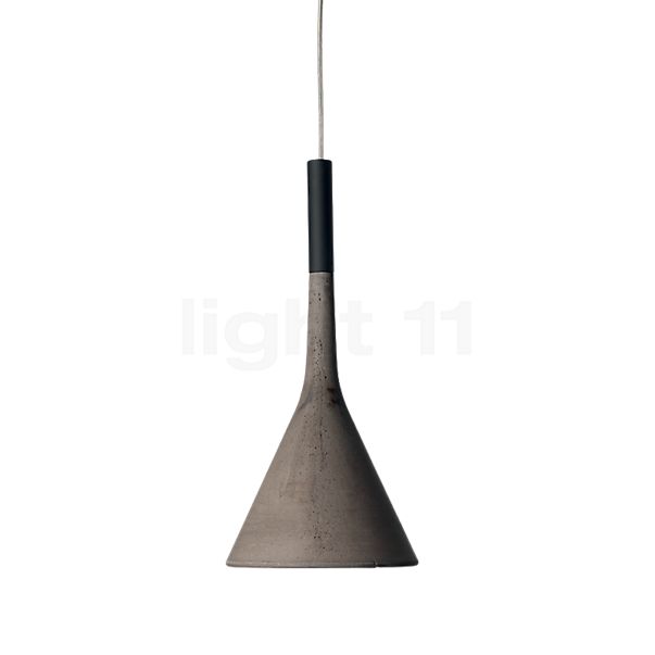 Foscarini Aplomb, lámpara de suspensión gris - ø17 cm
