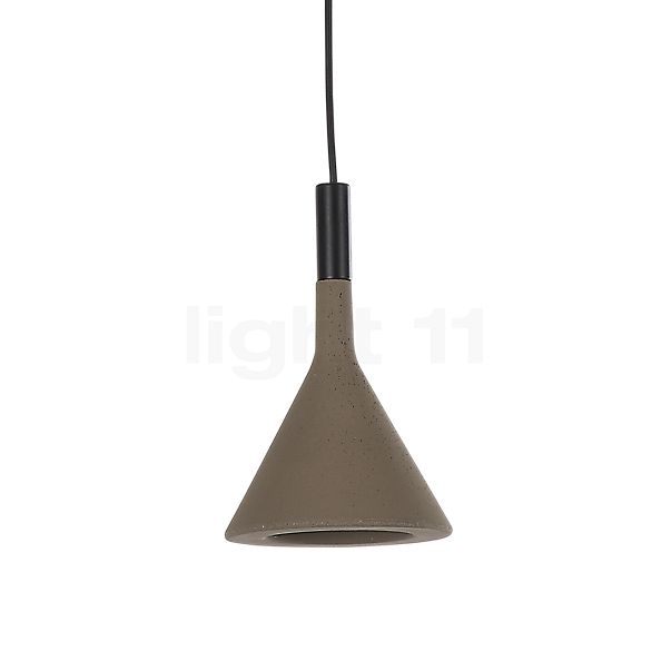 Foscarini Aplomb, lámpara de suspensión marrón - ø11,5 cm