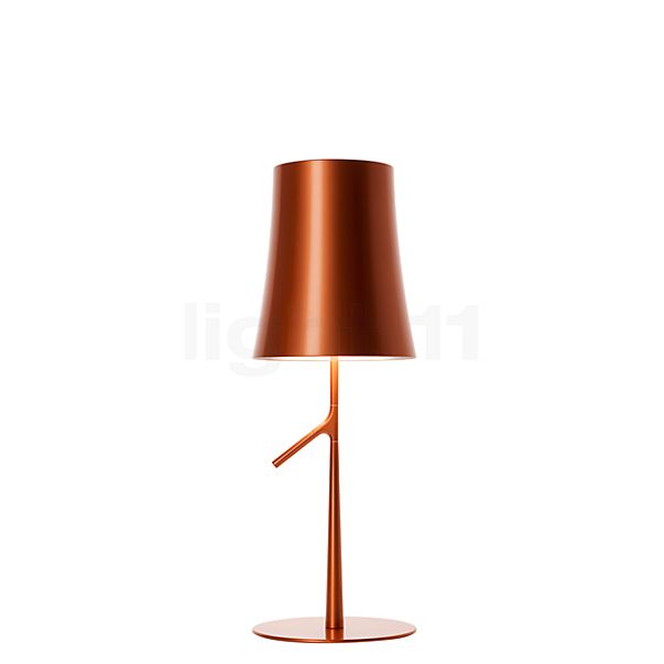 Foscarini Birdie, lámpara de sobremesa cobre - con interruptor