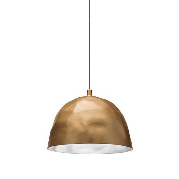 Foscarini Bump, lámpara de suspensión dorado