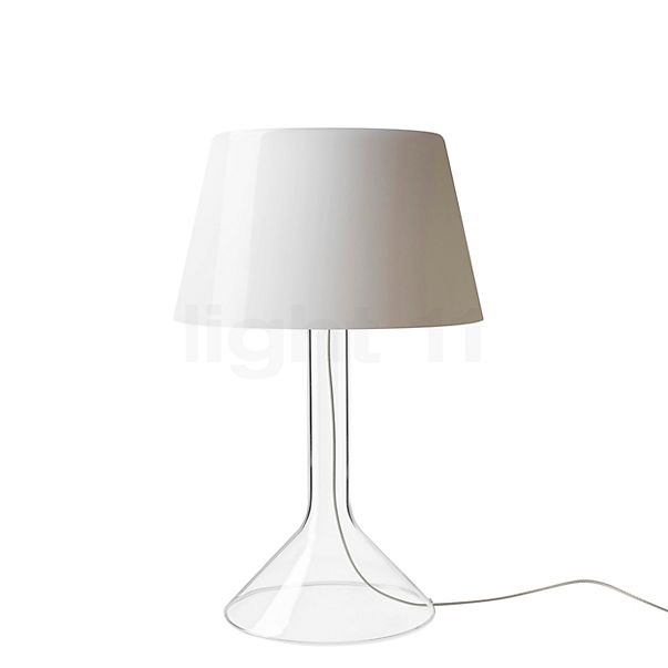 Foscarini Chapeaux Bordlampe LED hvid - glas - ø29 cm