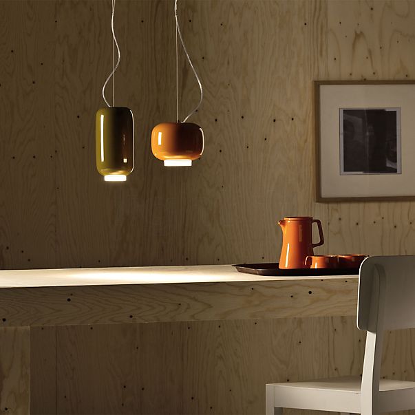 Foscarini Chouchin Hanglamp LED 1 - oranje - dimbaar