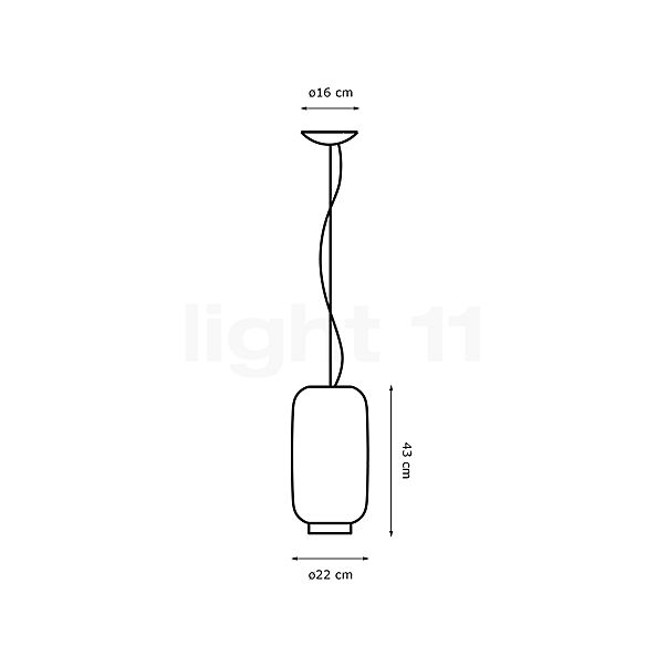 Foscarini Chouchin Reverse Hanglamp 2 - wit/zwart , Magazijnuitverkoop, nieuwe, originele verpakking schets