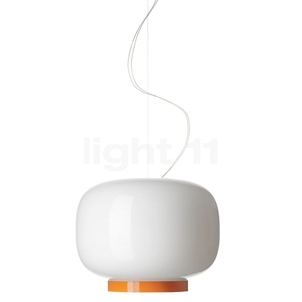 Foscarini Chouchin Reverse Pendant Light 1 - white/orange