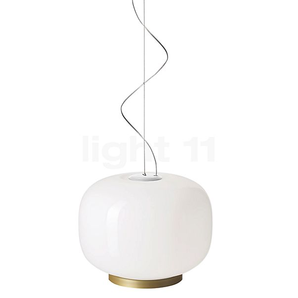 Foscarini Chouchin Reverse Pendant Light LED 1 - white/gold, dimmable