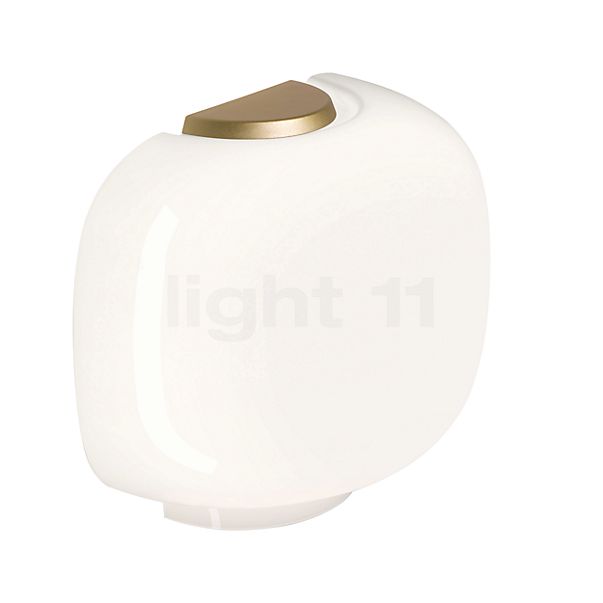 Foscarini Chouchin Semi Lampada da parete bianco/dorato