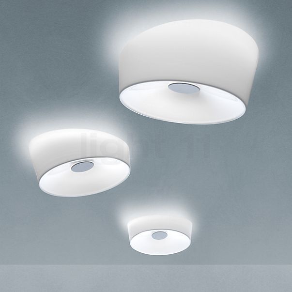 Foscarini Glass for Lumiere XXL/XXS wall/ceiling light - Spare Part white - XXS