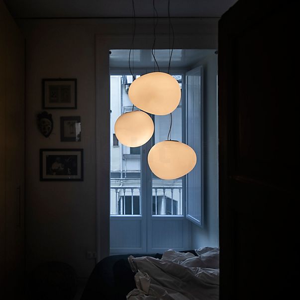 Foscarini Gregg Lampada a sospensione LED bianco - dimmerabile - ø47 cm