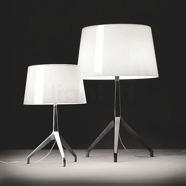  Lumiere XXS Tavolo cromo negro/blanco