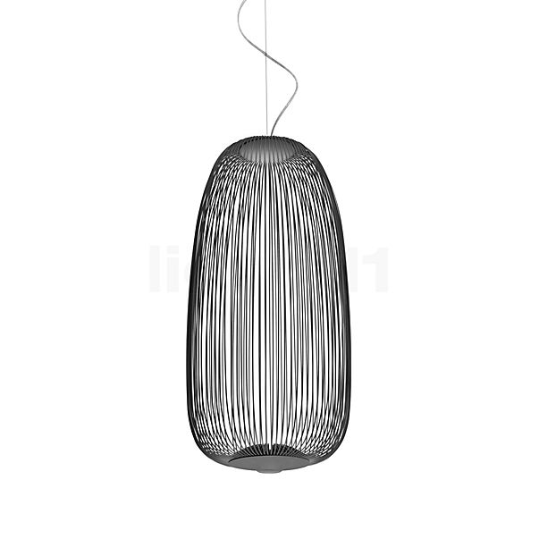 Foscarini Spokes 1, lámpara de suspensión LED grafito - MyLight
