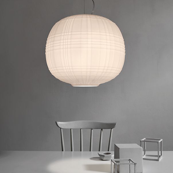 Foscarini Tartan Sospensione LED white - dimmable