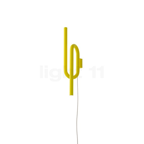Foscarini Tobia Parete LED commutabile giallo
