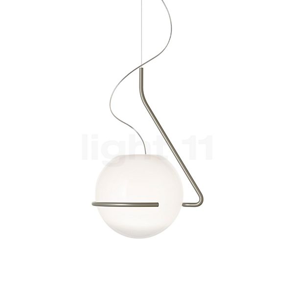 Foscarini Tonda Pendant Light titanium/white - 32 cm