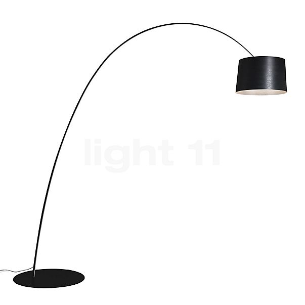 Foscarini Twiggy Elle Bogenleuchte LED schwarz - tunable white