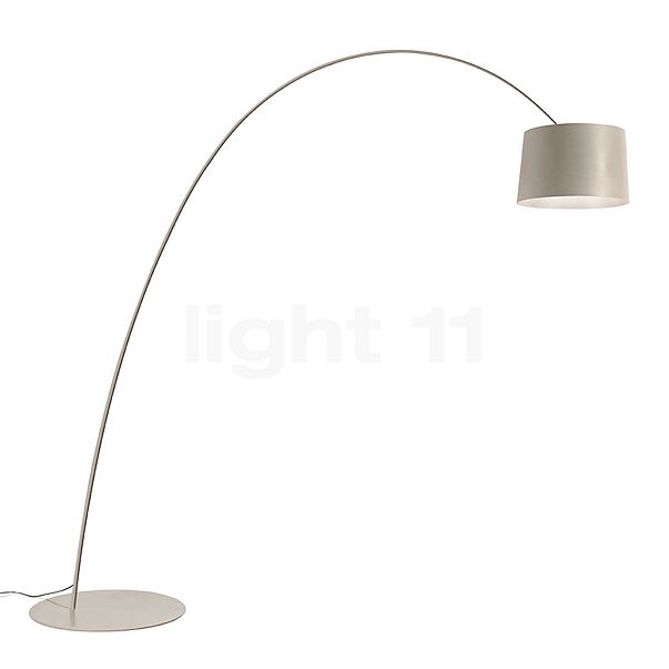 Foscarini Twiggy Elle, lámpara de arco LED greige - tunable white