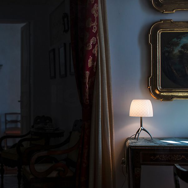 Foscarini Vidrio para Lumiere lámpara de sobremesa - pieza de repuesto a cuadros - pequeño