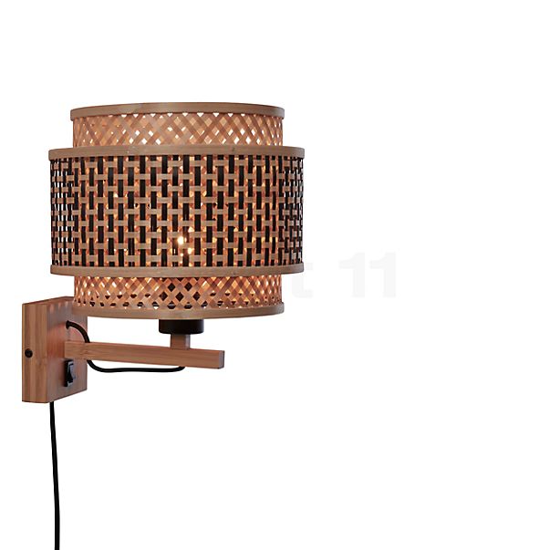 Good & Mojo Bhutan Wall Light with arm frame natural