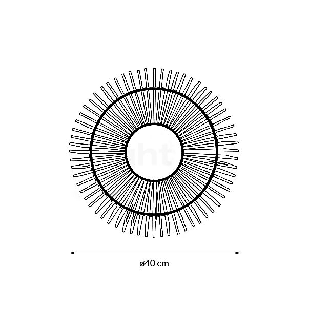 Good & Mojo Bromo Wall Light round ø40 cm sketch