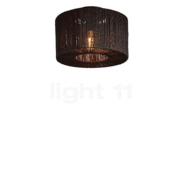 Good & Mojo Iguazu, lámpara de techo cilíndrico negro - 30 cm , Venta de almacén, nuevo, embalaje original