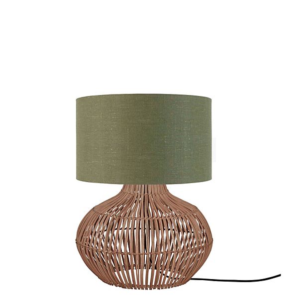 Good & Mojo Kalahari Lampe de table naturel/vert - 32 cm