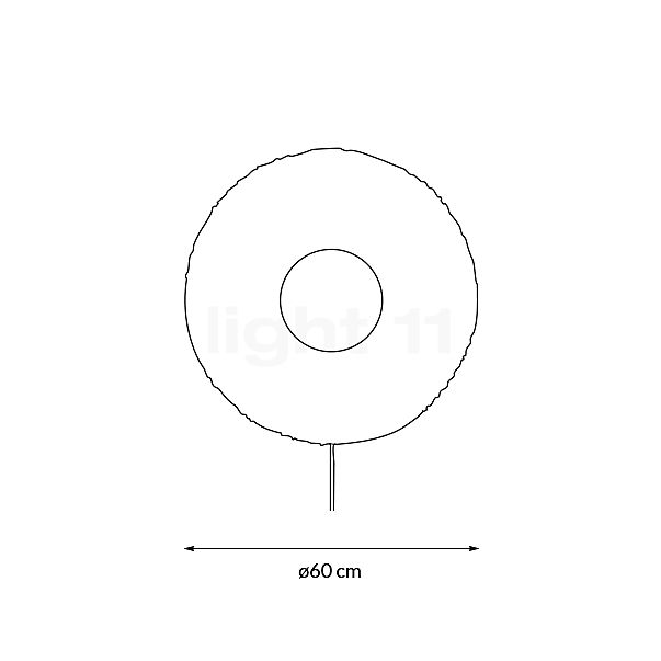 Good & Mojo Kalimantan Wall Light ø60 cm sketch