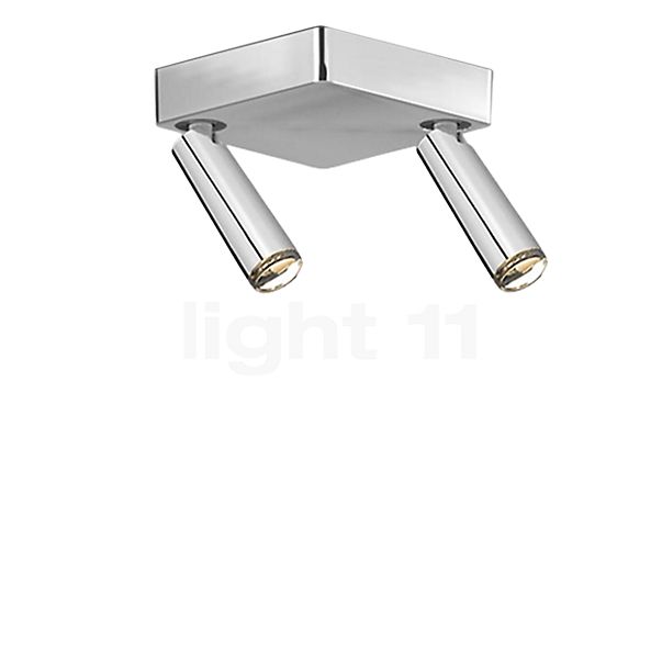 Grau Clear Ceiling Light LED 2 lamps